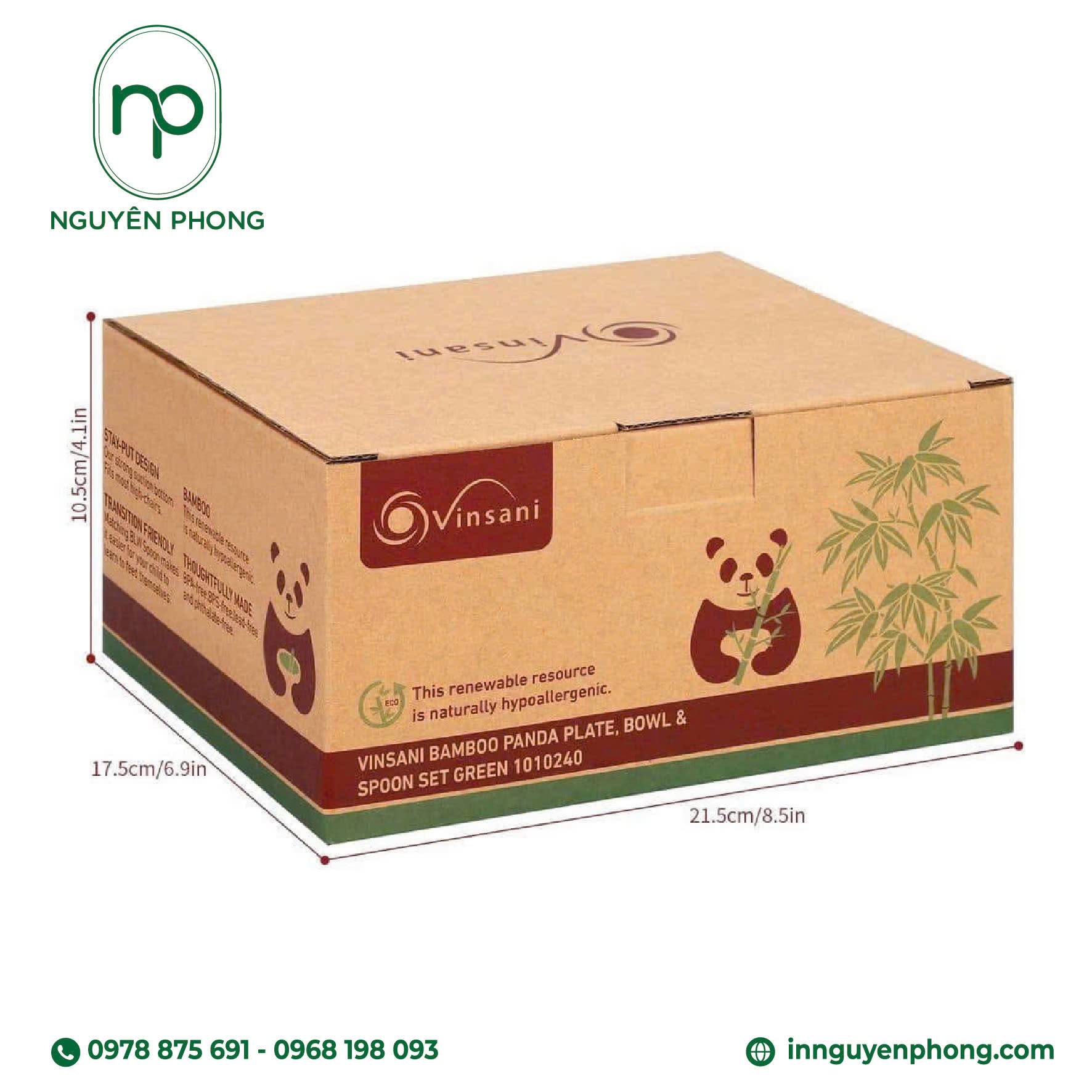 In bao bì giấy chất lượng tại Xưởng in Nguyên Phong